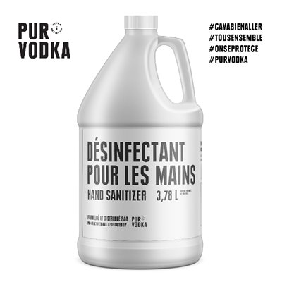 GALLON DESINFECTANT PR LES MAINS 3.78L