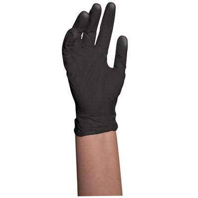 GANTS BLACK SATIN SMALL (2 PAIRS)